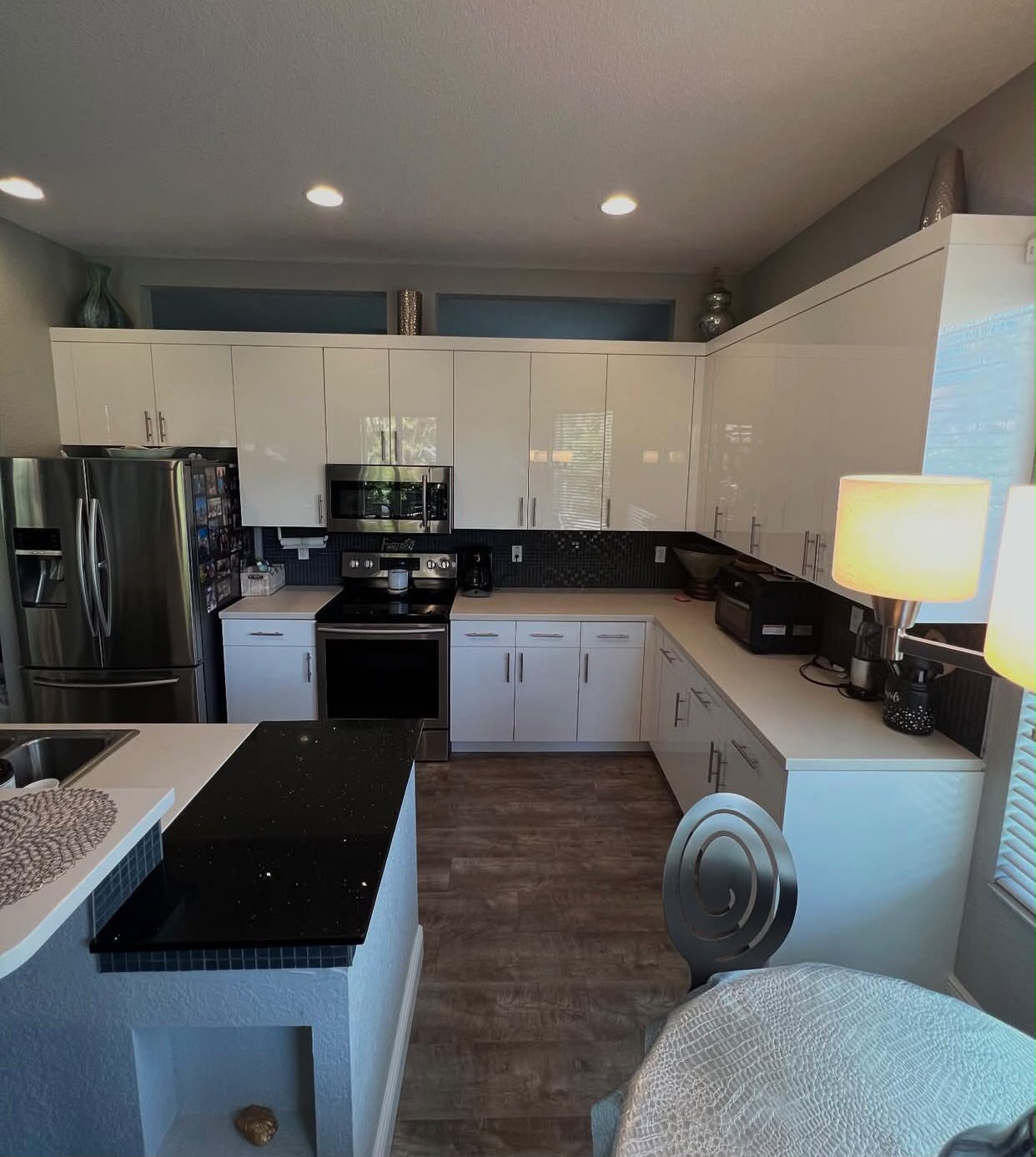 Open concept kitchen