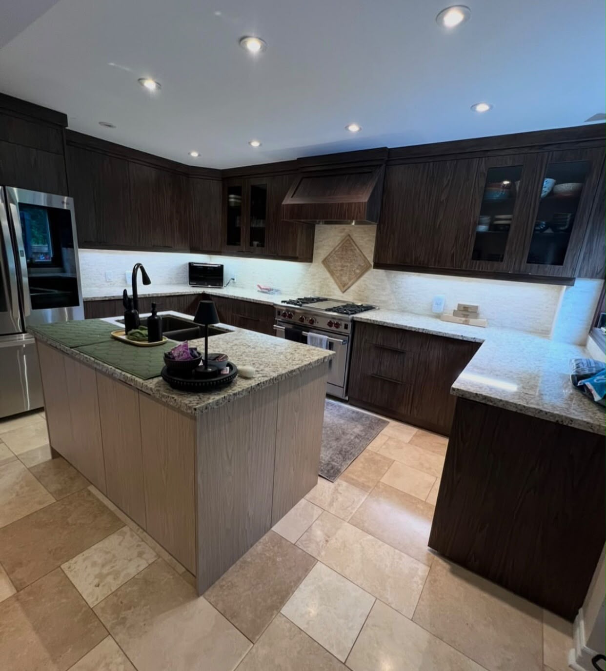 Custom kitchen crafted by Lion Cabinetry